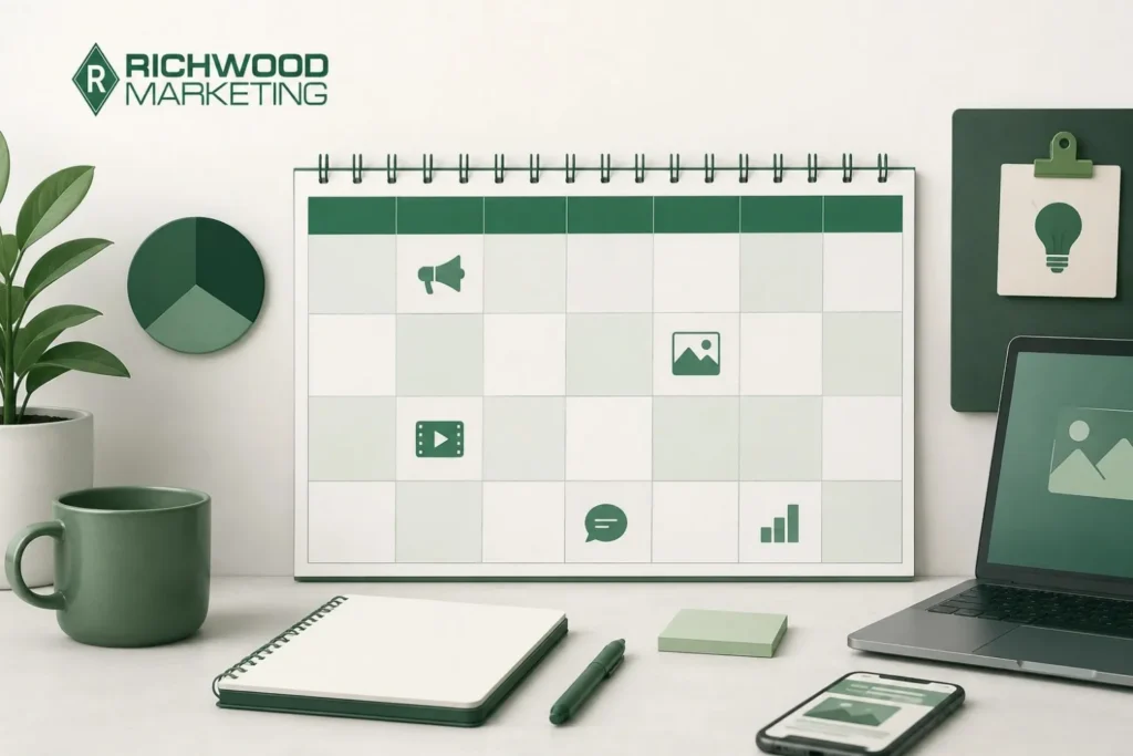 Content calendar for small business | Richwood Marketing