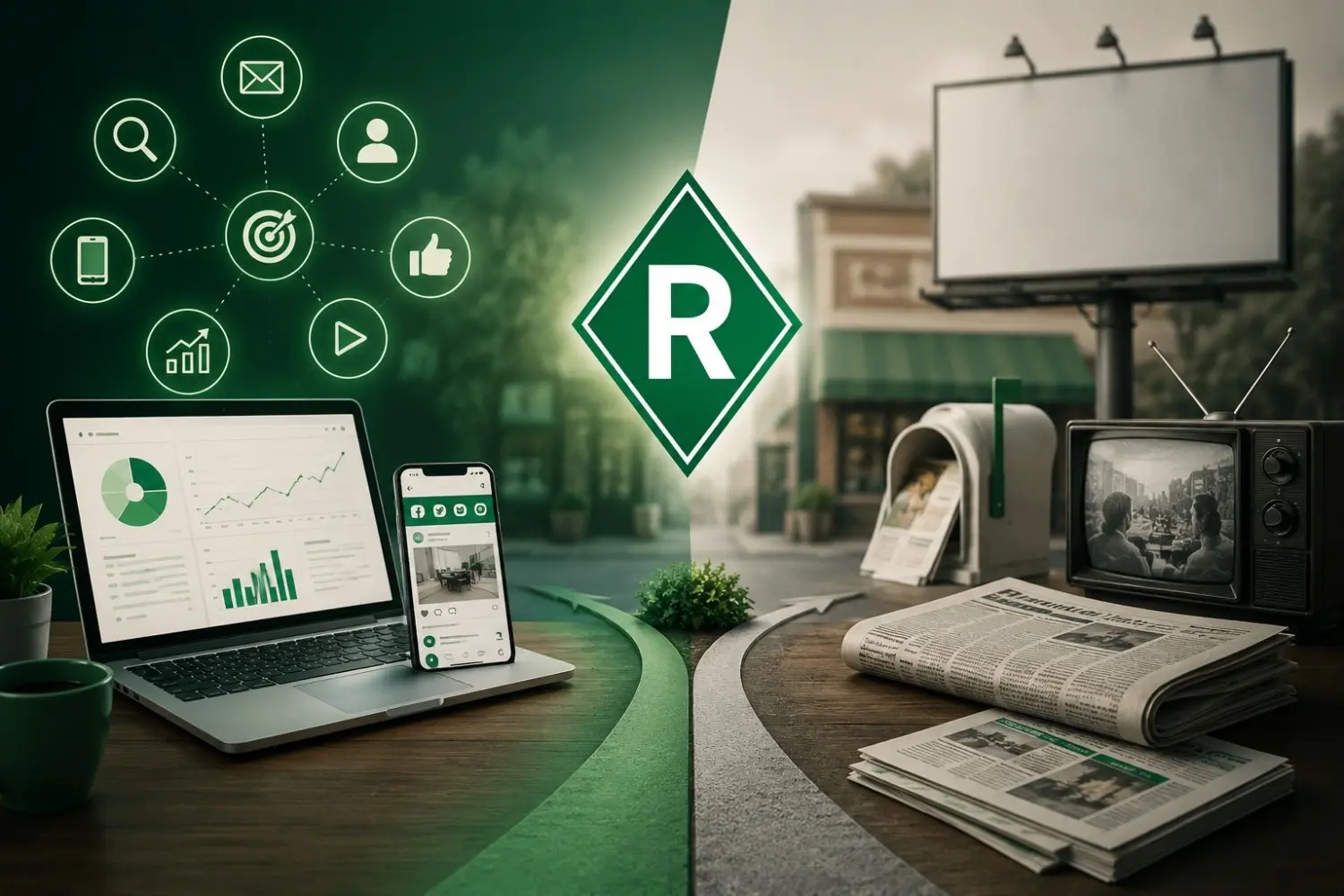 digital marketing vs traditional marketing | Richwood Marketing